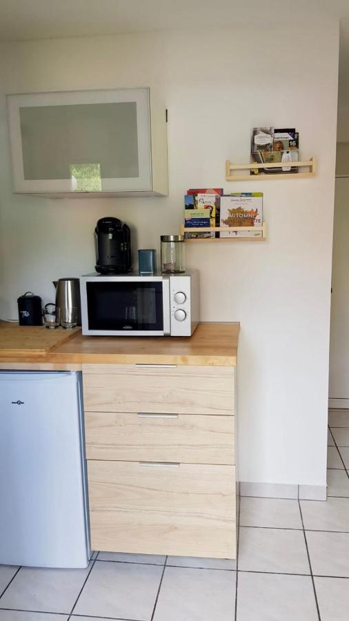 Le First Auversois Charmant Studio Avec Jardinet Apartment Luaran gambar